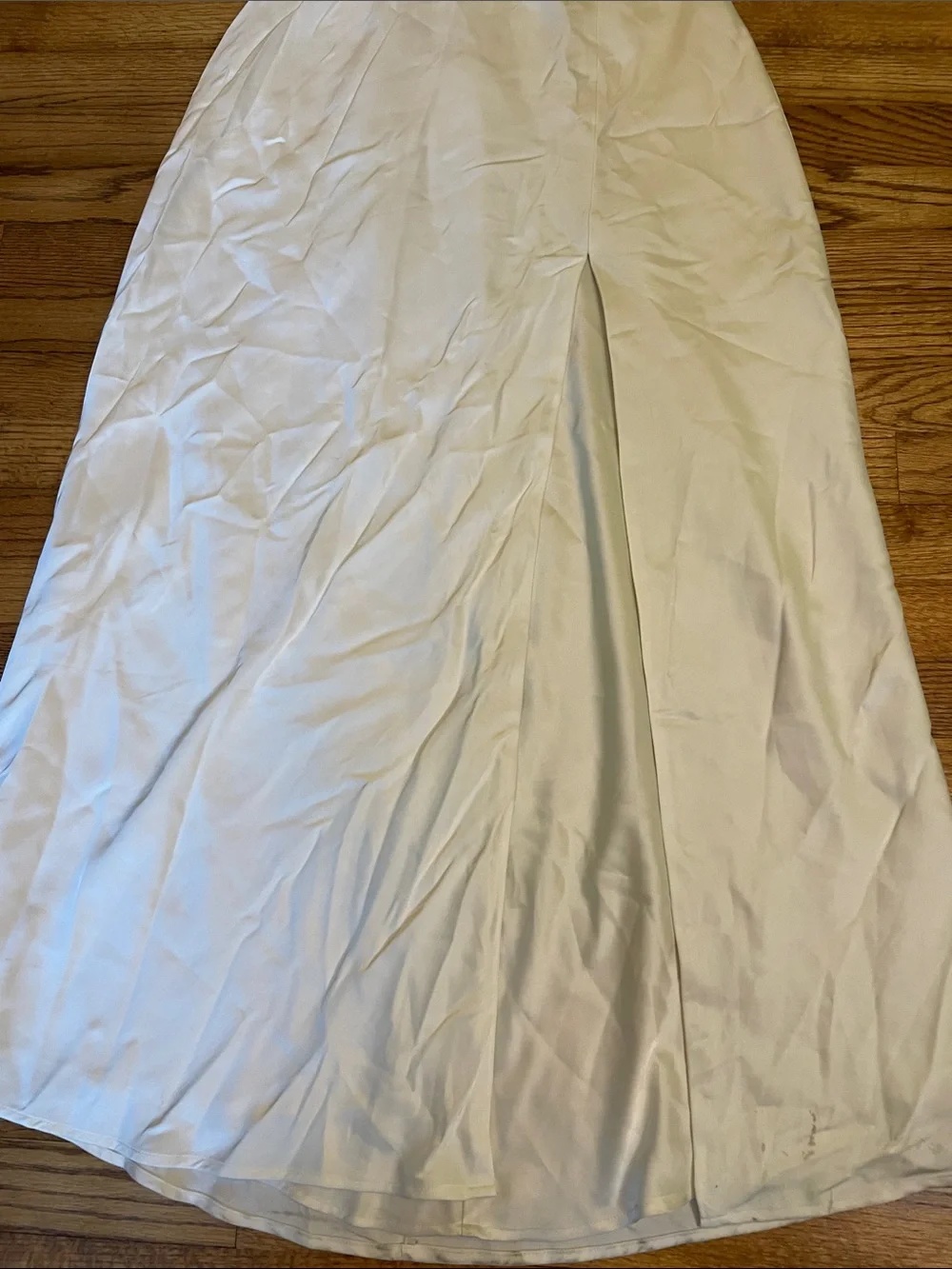 Abercrombie & Fitch Wedding Angel Sleeve O-Ring Cut Out Maxi Dress